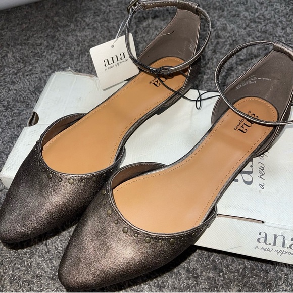 a.n.a Womens Darell Ballet Flats Sz 10M - Picture 2 of 9